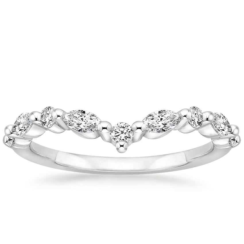 Curved Versailles Diamond Ring