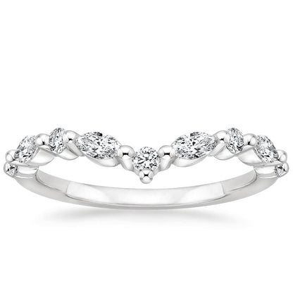 Curved Versailles Diamond Ring