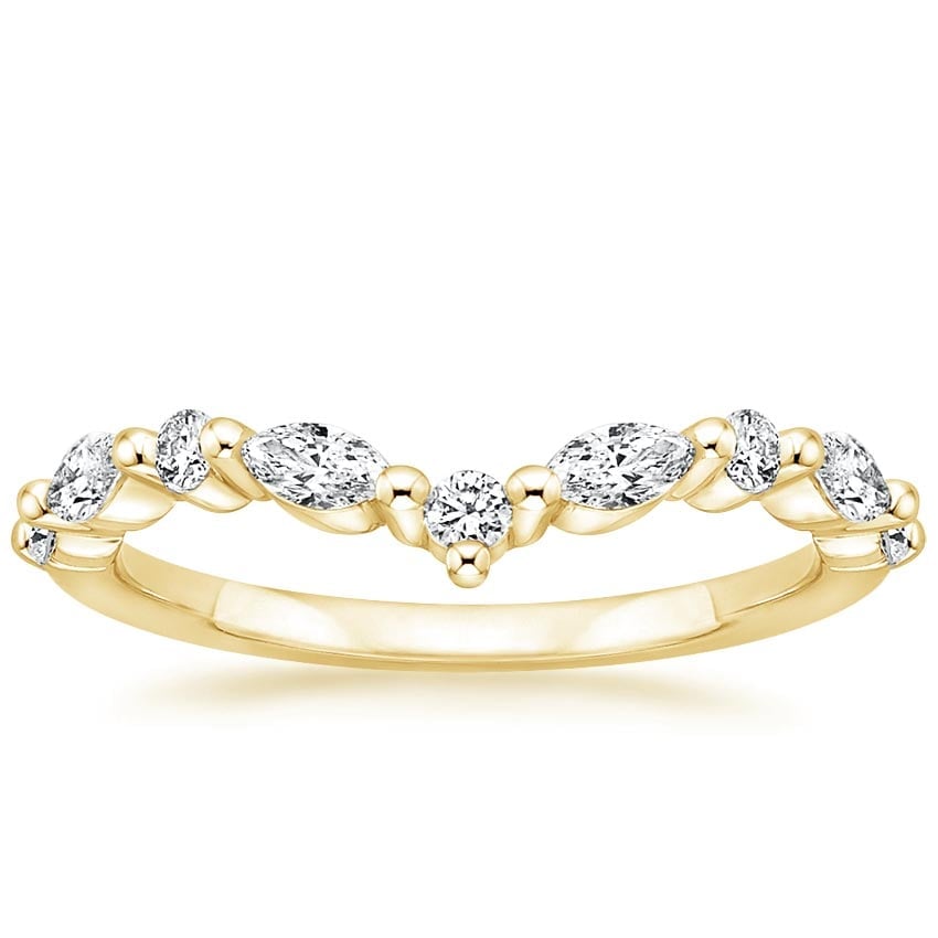 Curved Versailles Diamond Ring