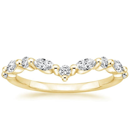 Curved Versailles Diamond Ring