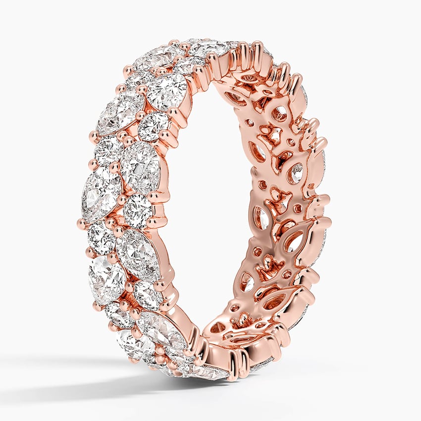 Olivetta Double Row Eternity Diamond Ring