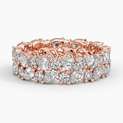 Olivetta Double Row Eternity Diamond Ring