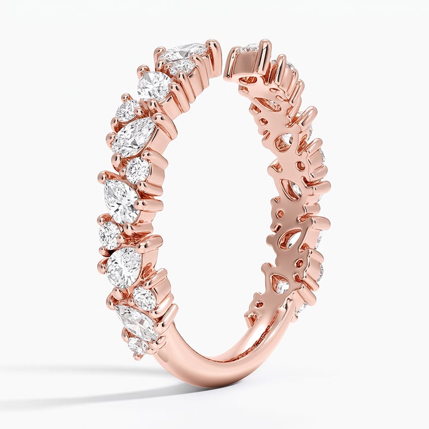 Olivetta Diamond Open Ring