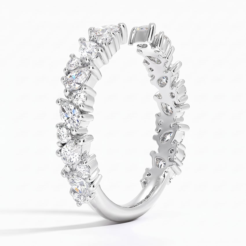Olivetta Diamond Open Ring