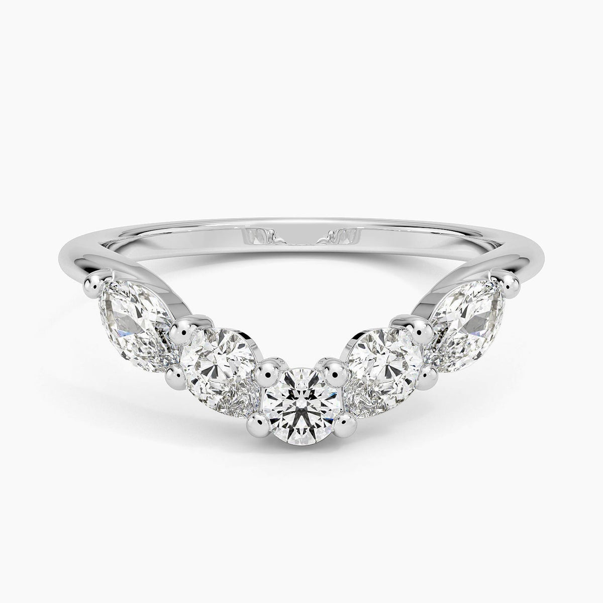 Camille Contoured Diamond Ring (3/4 ct. tw.)