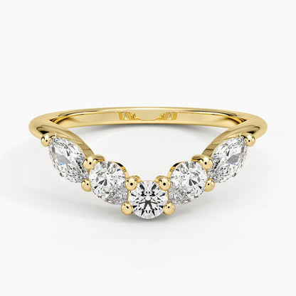 Camille Contoured Diamond Ring (3/4 ct. tw.)