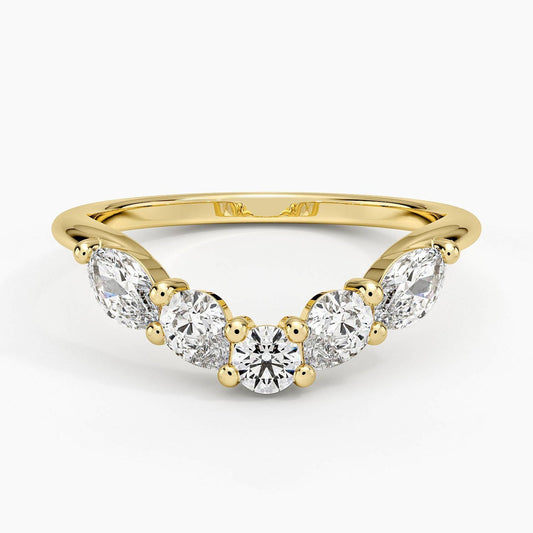 Camille Contoured Diamond Ring (3/4 ct. tw.)