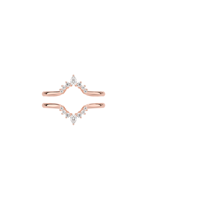 Lunette Diamond Ring Jacket (1/5 ct. tw.)