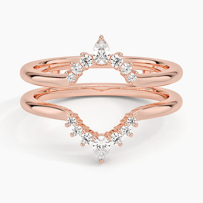 Lunette Diamond Ring Jacket (1/5 ct. tw.)