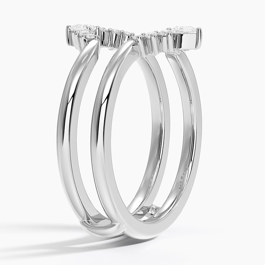 Lunette Diamond Ring Jacket (1/5 ct. tw.)