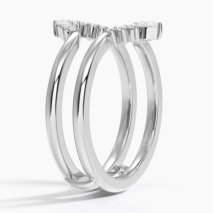 Lunette Diamond Ring Jacket (1/5 ct. tw.)