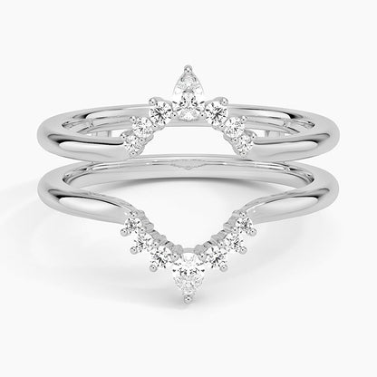 Lunette Diamond Ring Jacket (1/5 ct. tw.)