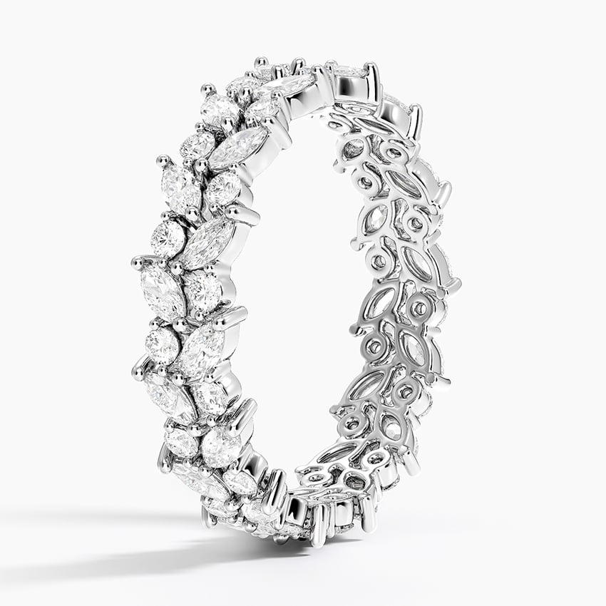 Jardiniere Eternity Lab Diamond Ring