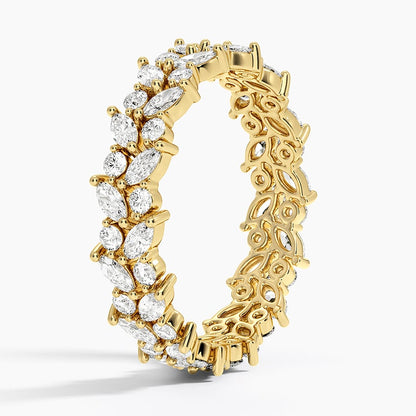 Jardiniere Eternity Lab Diamond Ring