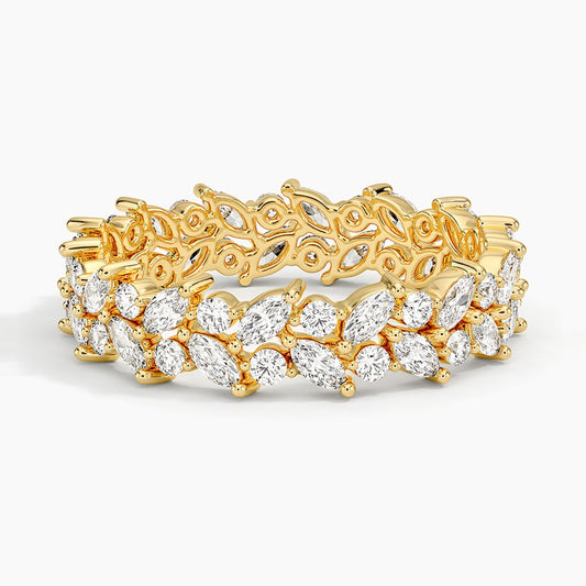 Jardiniere Eternity Lab Diamond Ring