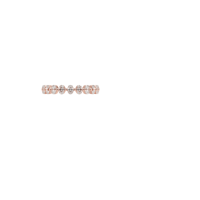 Ellipse Oval Diamond Ring