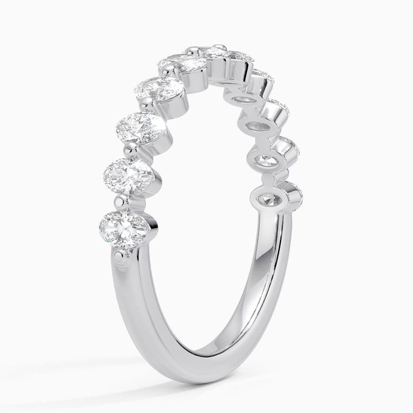 Ellipse Oval Diamond Ring