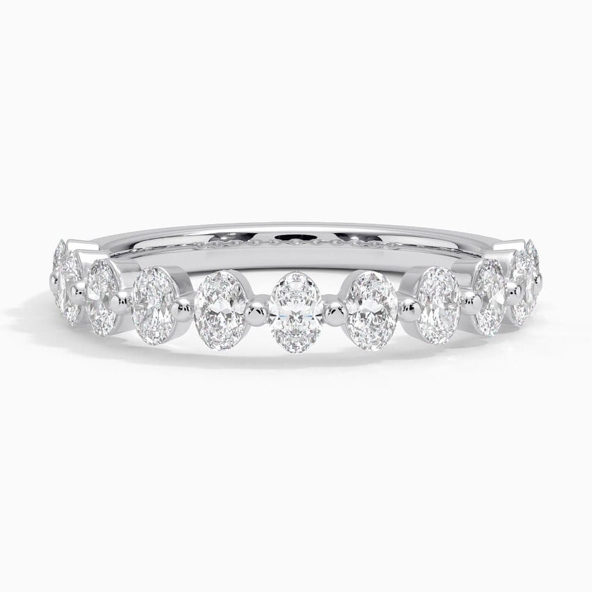 Ellipse Oval Diamond Ring