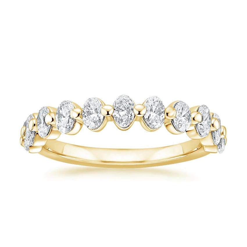 Ellipse Oval Diamond Ring