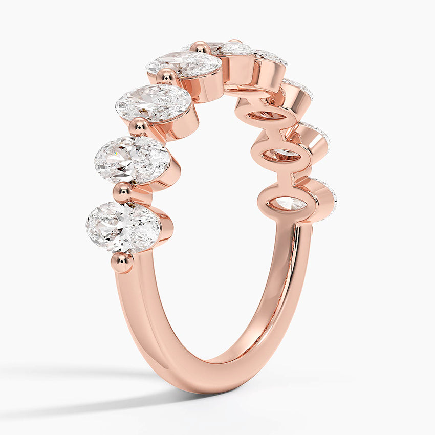 Ellipse Oval Lab Diamond Ring (1 1/2 ct. tw.)