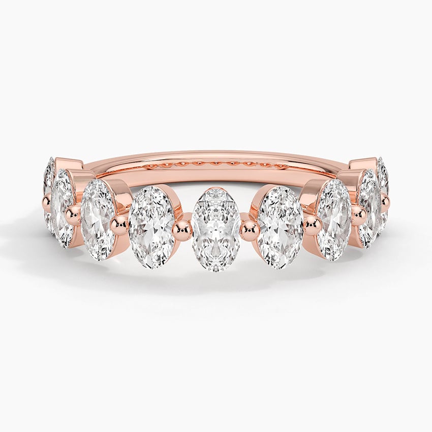 Ellipse Oval Lab Diamond Ring (1 1/2 ct. tw.)
