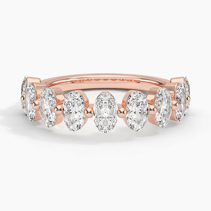 Ellipse Oval Lab Diamond Ring (1 1/2 ct. tw.)
