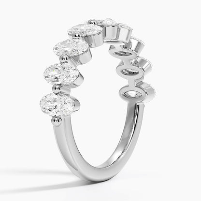 Ellipse Oval Lab Diamond Ring (1 1/2 ct. tw.)