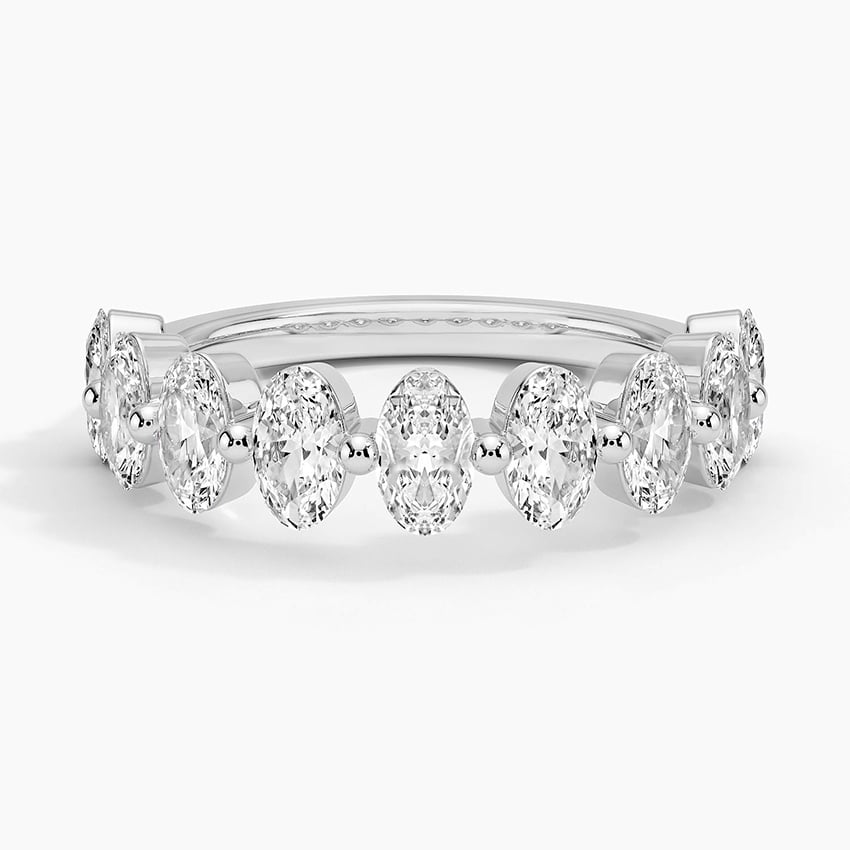 Ellipse Oval Lab Diamond Ring (1 1/2 ct. tw.)