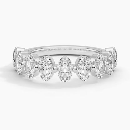 Ellipse Oval Lab Diamond Ring (1 1/2 ct. tw.)