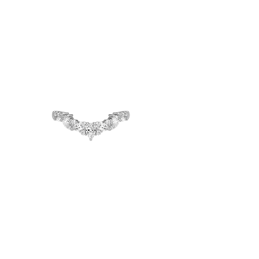 Jacqueline Contour Diamond Ring