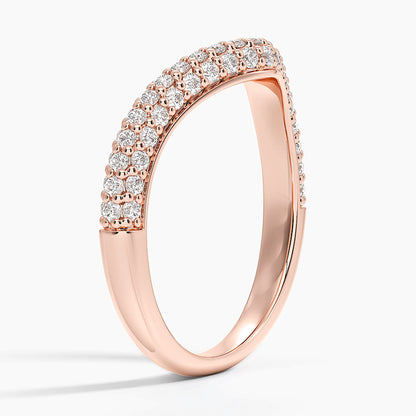 Petite Adelaide Curved Lab Diamond Ring (1/2 ct. tw.)