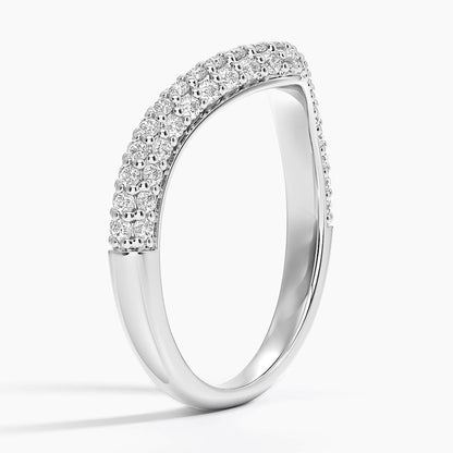 Petite Adelaide Curved Lab Diamond Ring (1/2 ct. tw.)