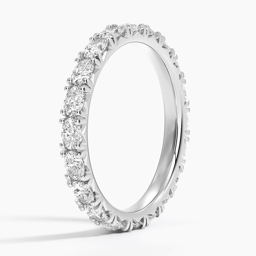 Nathalie Oval Eternity Lab Diamond Ring