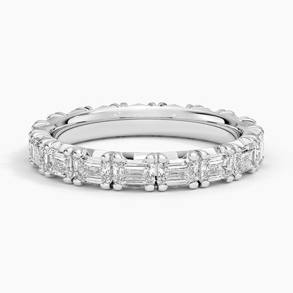 Nathalie Emerald Cut Eternity Lab Diamond Ring (2 ct. tw.)