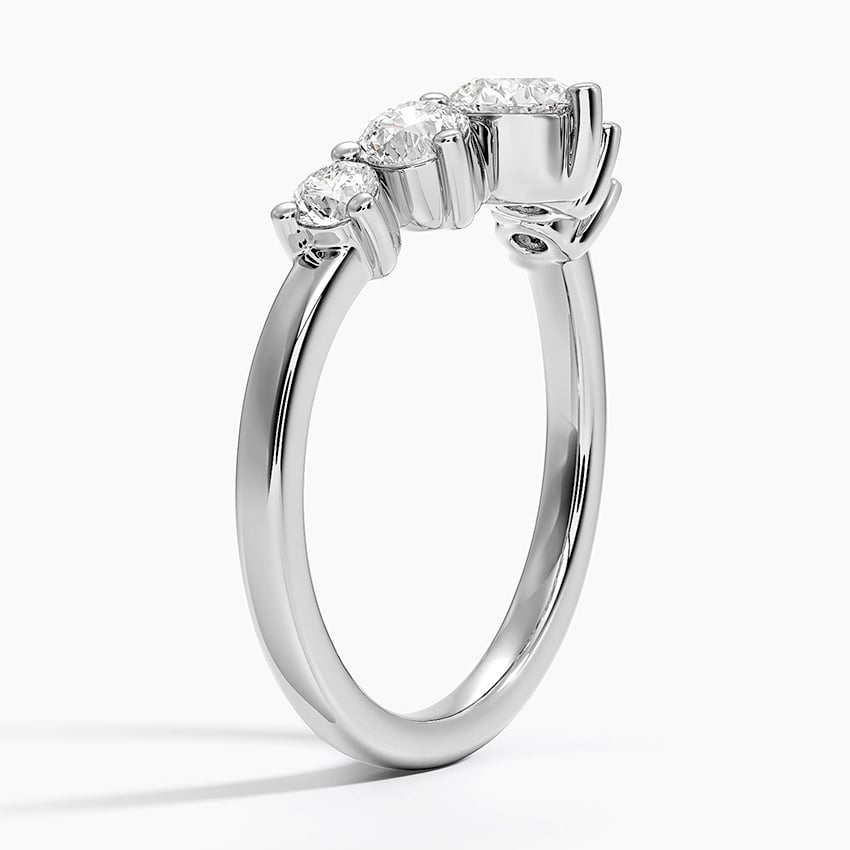 Five Stone Contour Lab Diamond Ring (1 ct. tw.)