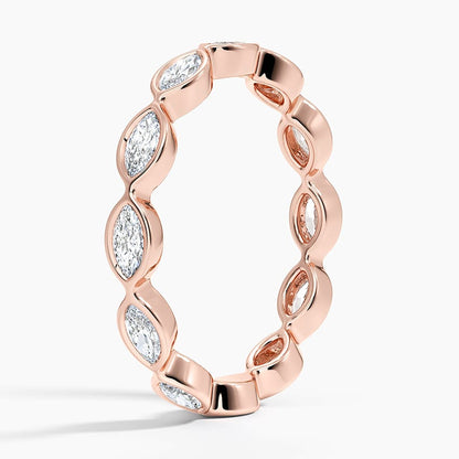 Bezel Marquise Eternity Diamond Ring (3/4 ct. tw.)