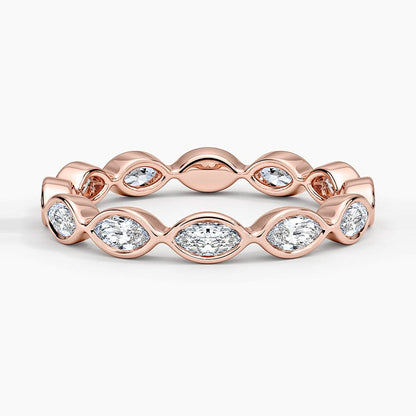 Bezel Marquise Eternity Lab Diamond Ring (3/4 ct. tw.)