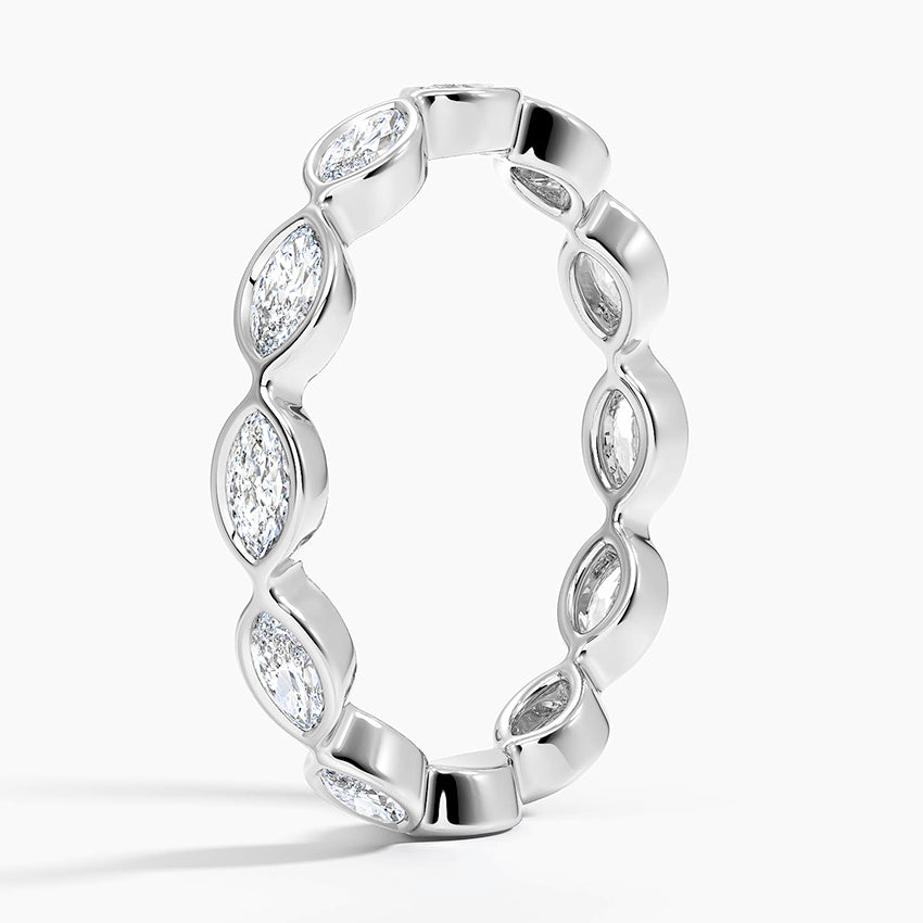 Bezel Marquise Eternity Diamond Ring (3/4 ct. tw.)