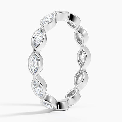 Bezel Marquise Eternity Diamond Ring (3/4 ct. tw.)