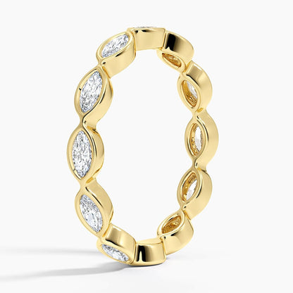 Bezel Marquise Eternity Diamond Ring (3/4 ct. tw.)