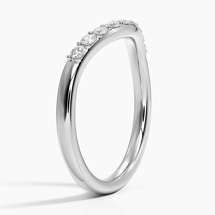 Petite Curved Diamond Ring (1/5 ct. tw.)
