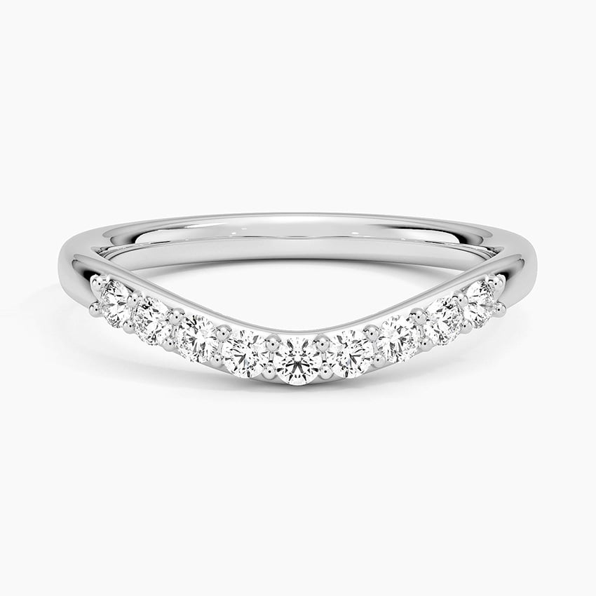 Petite Curved Diamond Ring (1/5 ct. tw.)