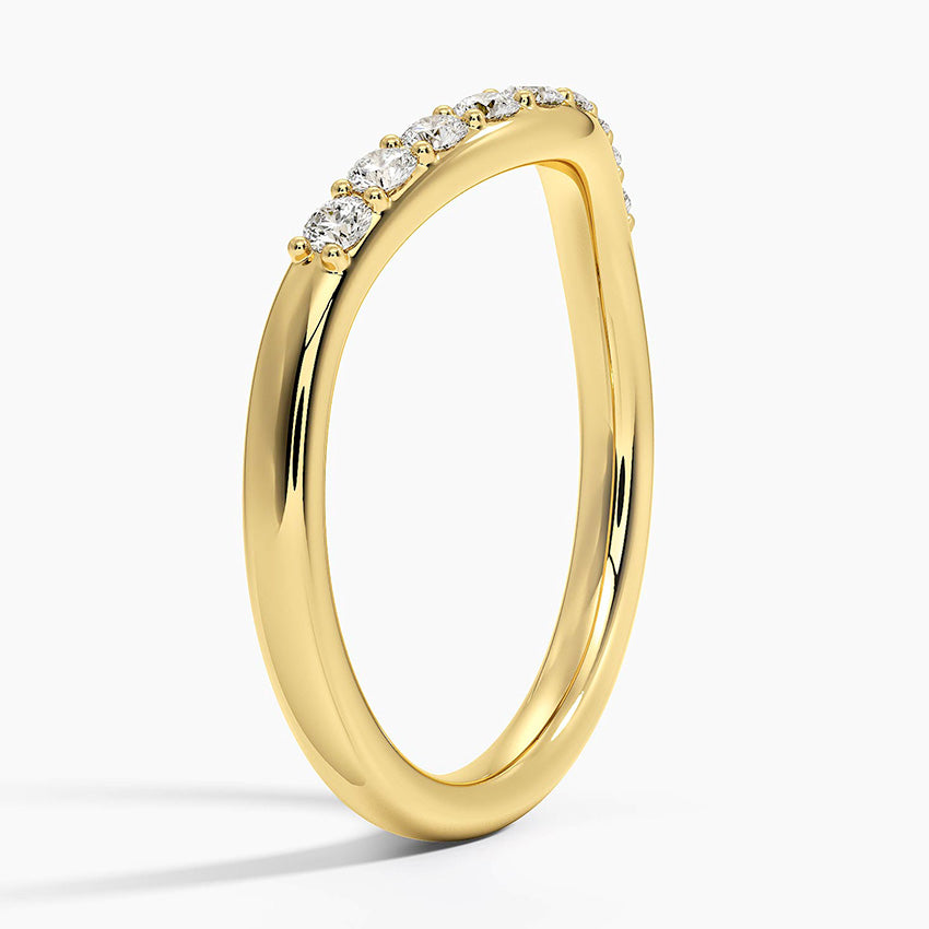 Petite Curved Diamond Ring (1/5 ct. tw.)