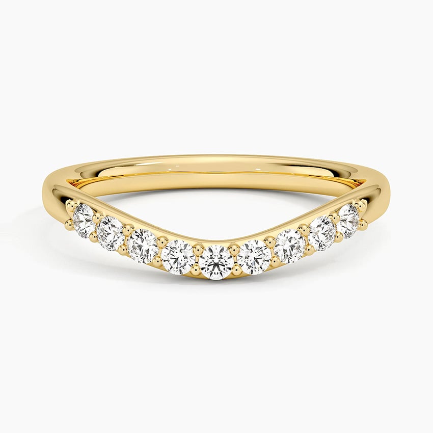Petite Curved Diamond Ring (1/5 ct. tw.)