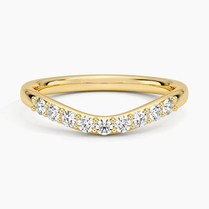 Petite Curved Diamond Ring (1/5 ct. tw.)