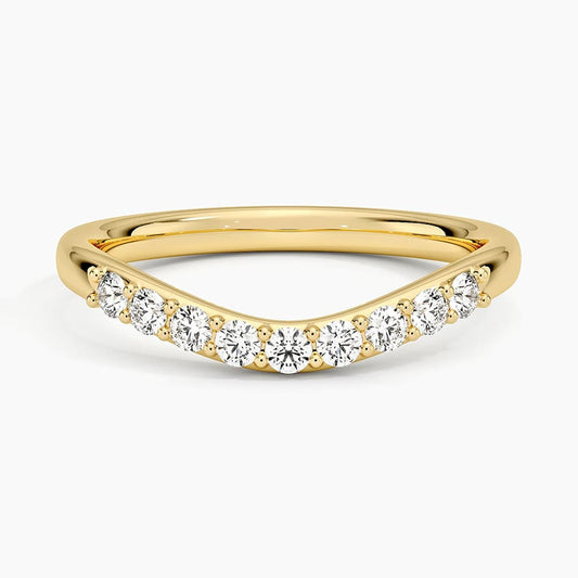 Petite Curved Diamond Ring (1/5 ct. tw.)