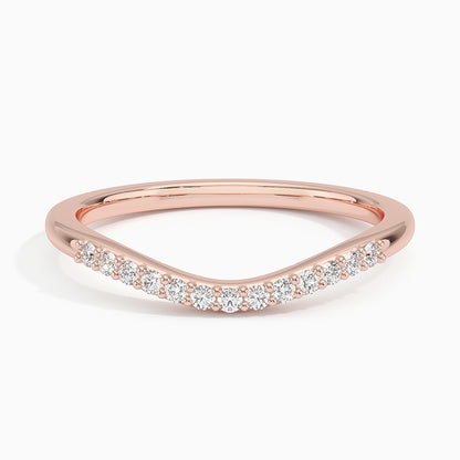 Petite Curved Diamond Ring (1/10 ct. tw.)