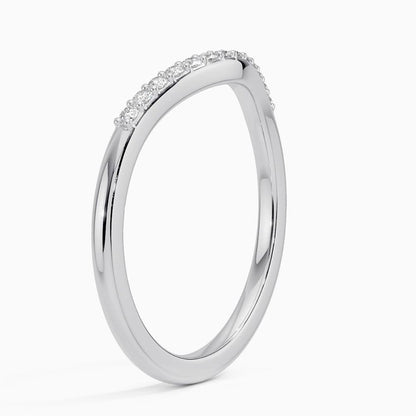 Petite Curved Diamond Ring (1/10 ct. tw.)