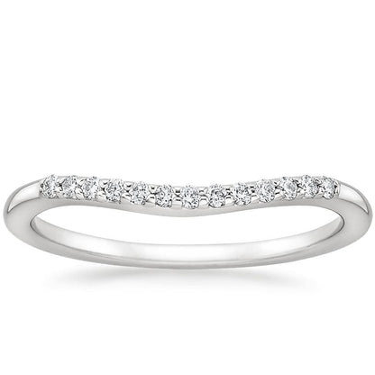 Petite Curved Diamond Ring (1/10 ct. tw.)