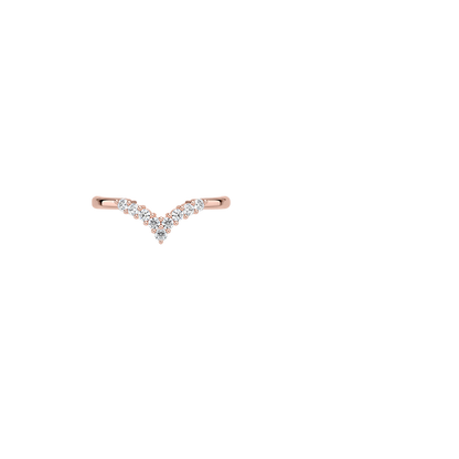 Melody Contoured Diamond Ring (1/6 ct. tw.)
